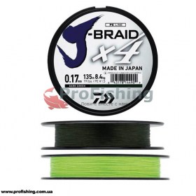 плетеный шнур Daiwa J-BRAID X4