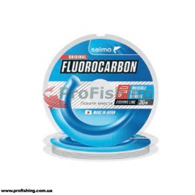 Леска Salmo Fluorocarbon - это недорогой флюорокарбон для фидерной и поплавочной ловли.