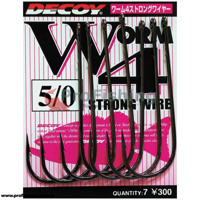 рыболовные крючки Decoy Worm 4 Strong Wire