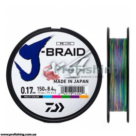 Шнур Daiwa J-Braid X4 Multicolor