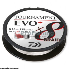 Шнур Daiwa Tournament X8 Braid Evo+ 